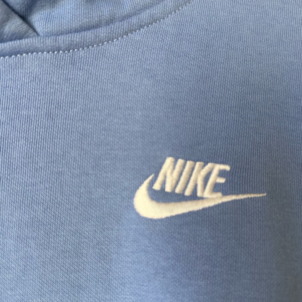 Nike Light Blue Fleece Hoodie
